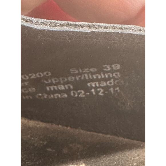 Dansko Thea Black Wedge Heel Womens' 39 (US 8-8.5) - Picture 4 of 7